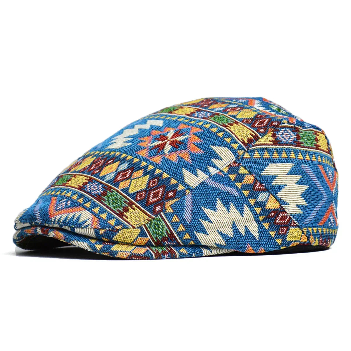 Skanto | Colorful Retro Flat Cap – Vintage-Inspired Cotton Hat for All Seasons