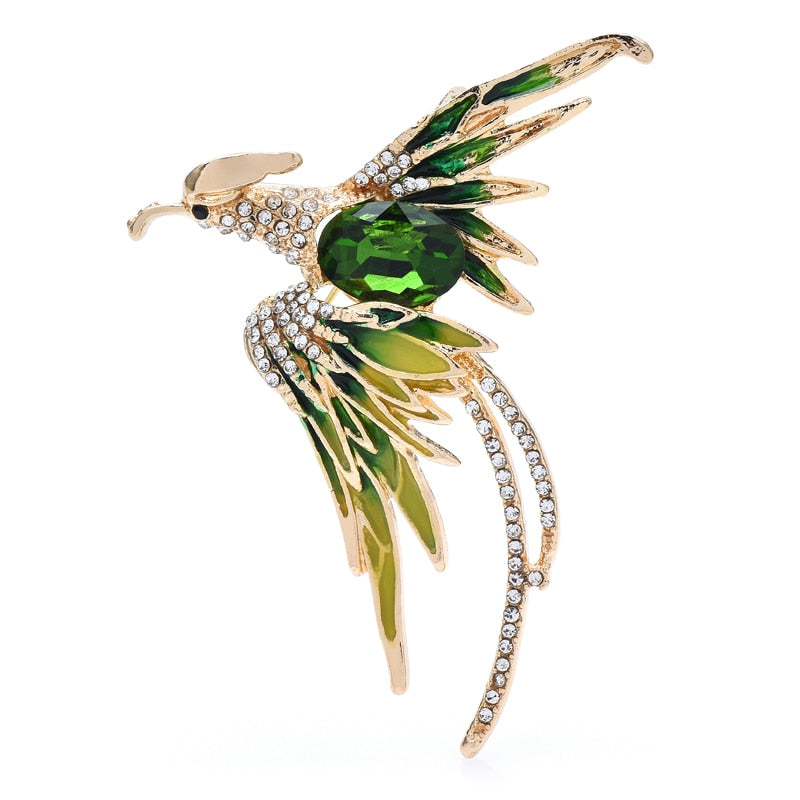 Skanto | Colorful Flying Bird Brooches
