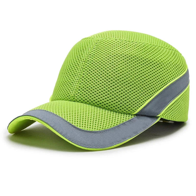 Skanto | Red Safety Bump Cap - Helmet with Hard ABS Inner Core for Head Protection at Home, Work, and Factory
