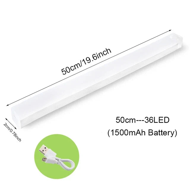 USB-rechargeable motion sensor lamp
