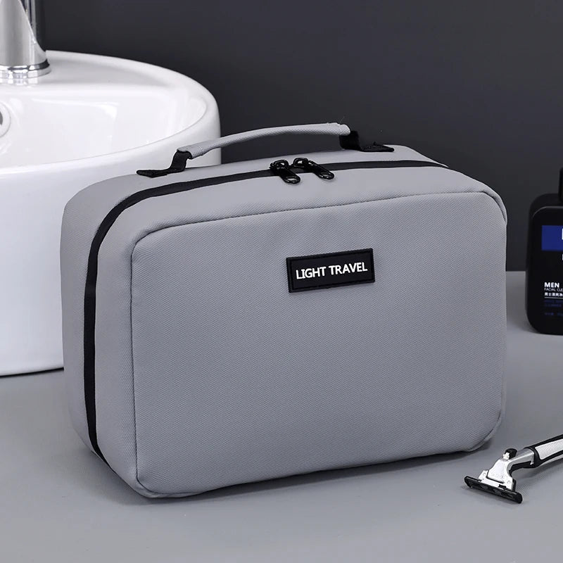 Skanto | Packvard Men's Toiletry Bag Travel Bag | 24×16×11 cm | Water-Repellent & Tear-Resistant | With Handle & Ample Storage