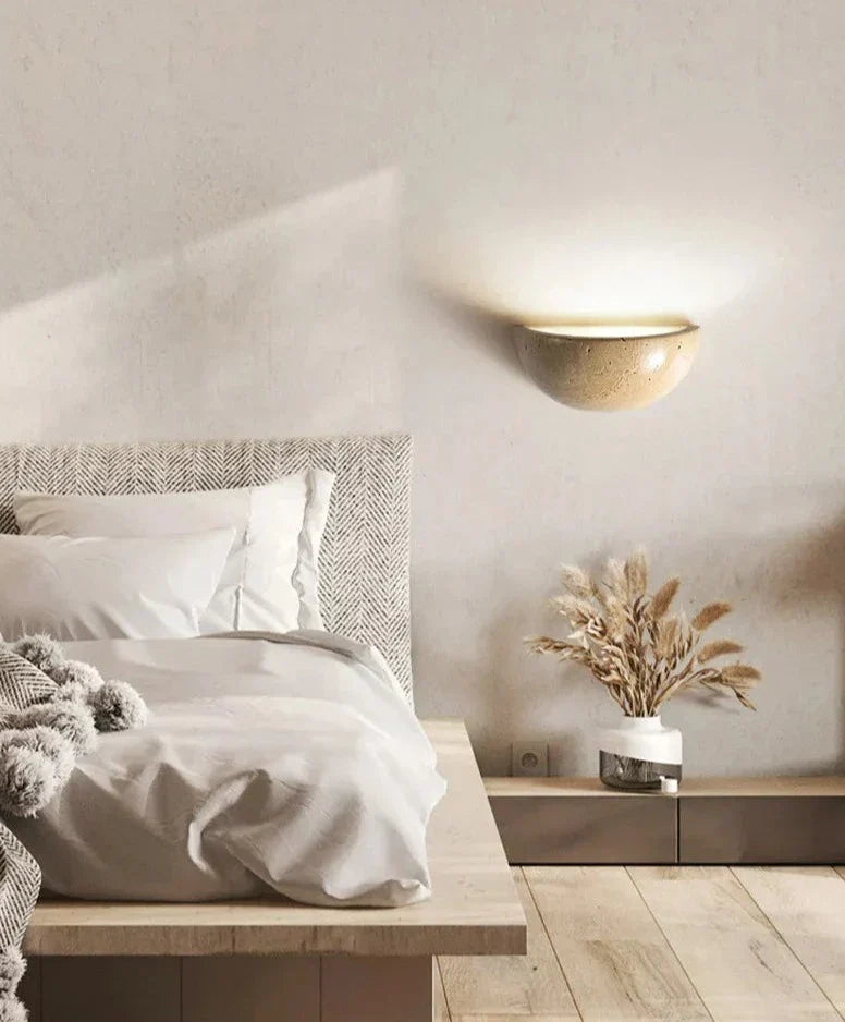 Skanto | SabiGlow - Organic Stone Wall Light
