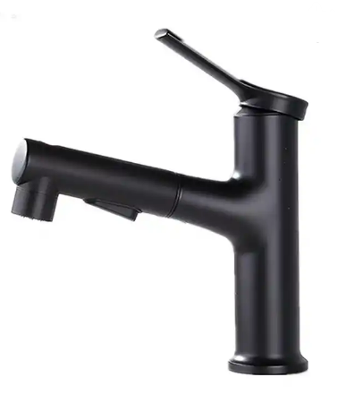 Pull-out single-lever bath faucet