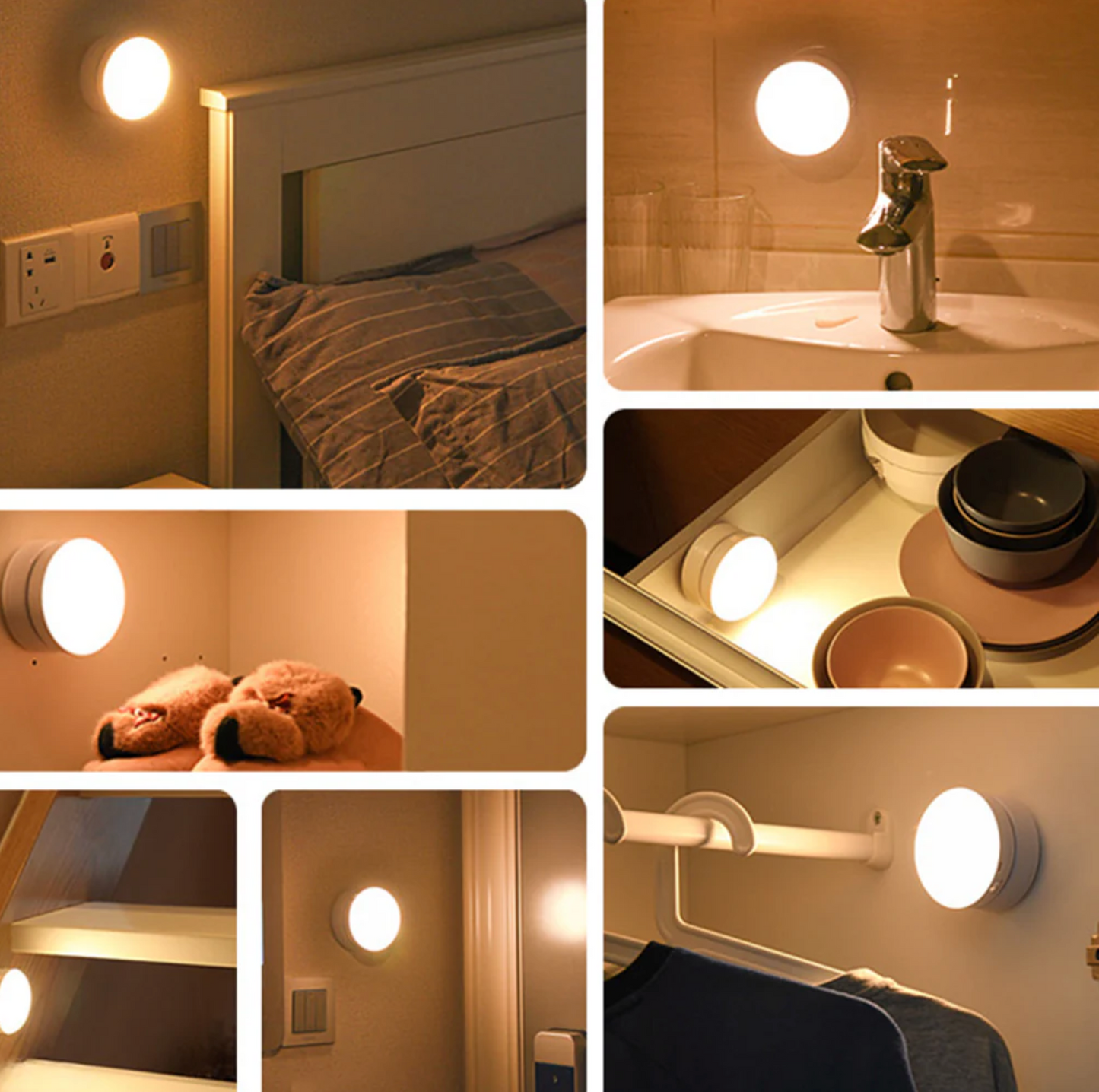 Oralee Rotatable Motion-Sensor Wall Light