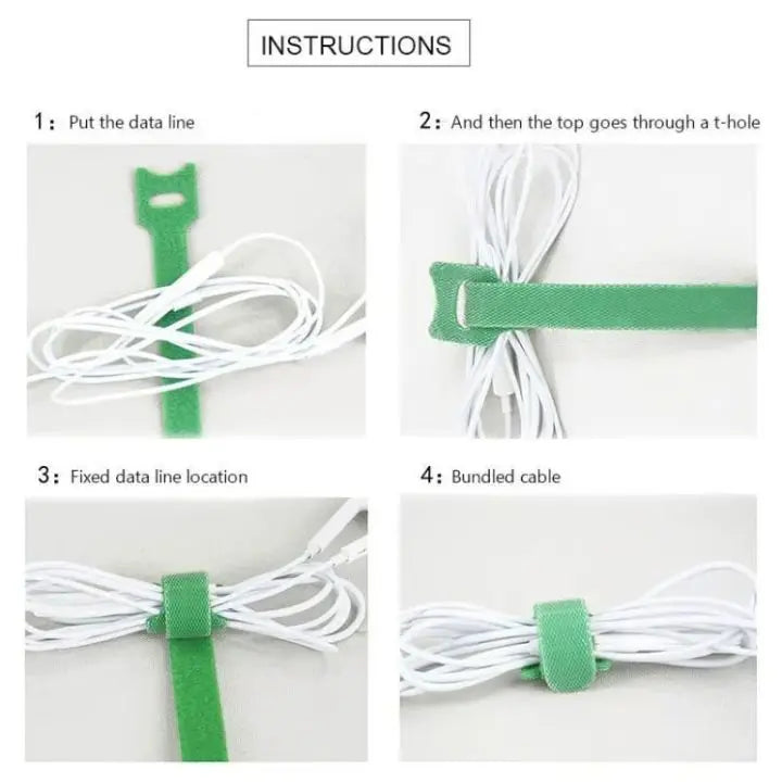 BowLift | Self-adhesive & Reusable Cable Organizer (50 pieces)