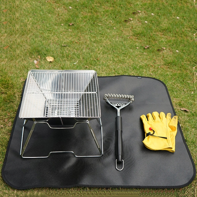 Sandsberg | CLS Outdoor Camping Silicone fireproof blanket Picnic Grill Heat Insulation Pad, Size: XL: 800x750mm