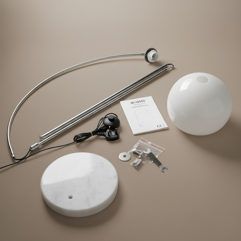Arc Floor Lamp with Dome Shade