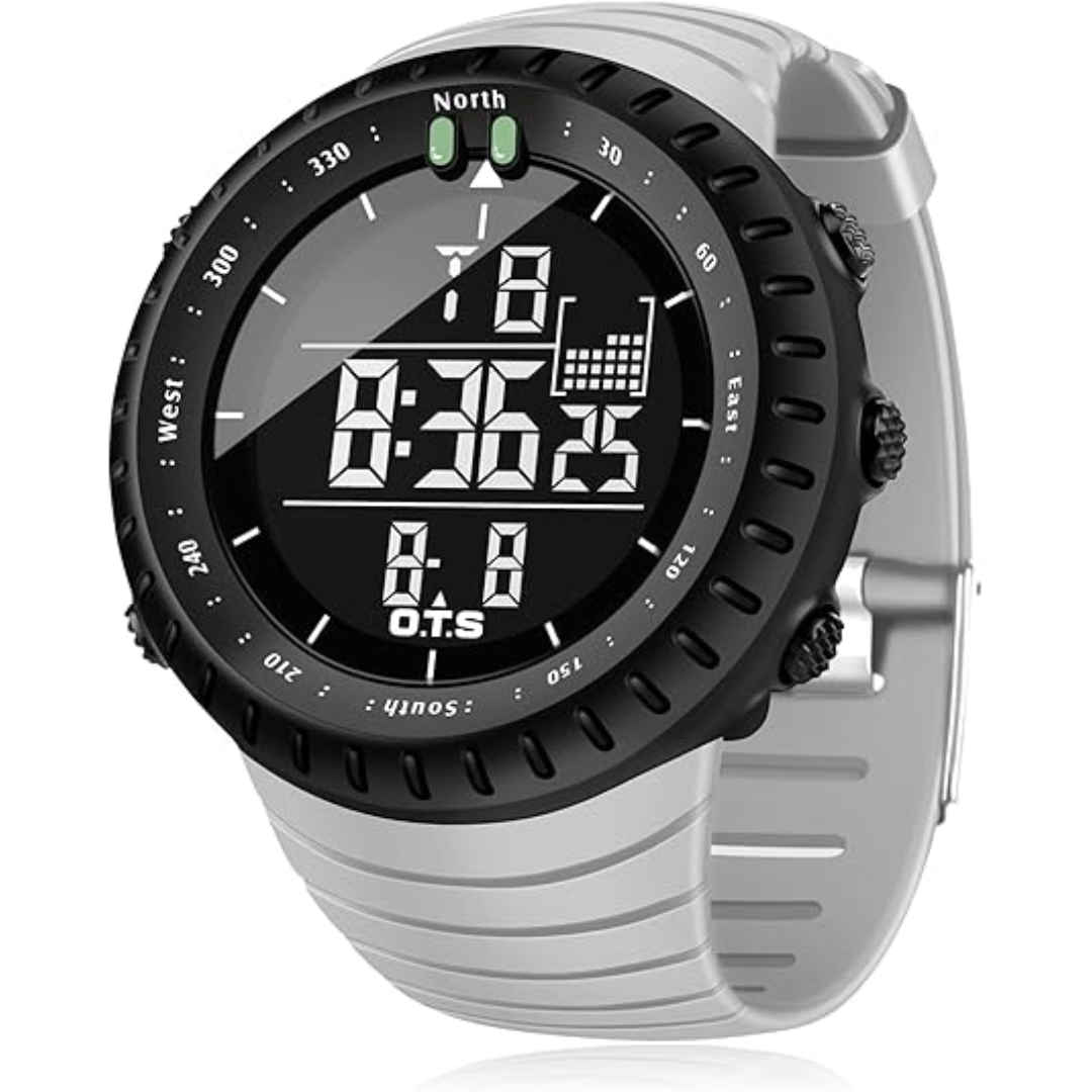 Skanto | Henry Waterproof Men's Digital Sports Watch – Shockproof, Tactical & LED Illuminated Outdoor Watch