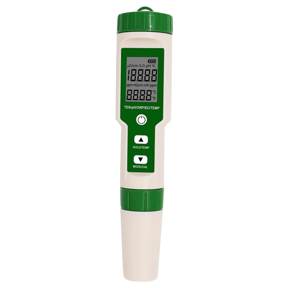 Skanto | Digital PH Meter Multifunction 5 in 1 PH/TDS/EC/ORP/Temperature Meter