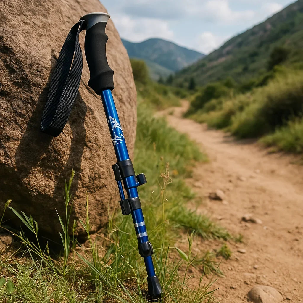 Skanto | Adjustable Folding Trekking Pole for Hiking, Backpacking & Outdoor Adventures - Lightweight Aluminum Design