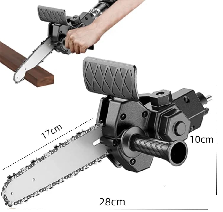 Skanto | ELECTRIC DRILL MODIFIED TO ELECTRIC CHAINSAW DRILL ATTACHMENT
