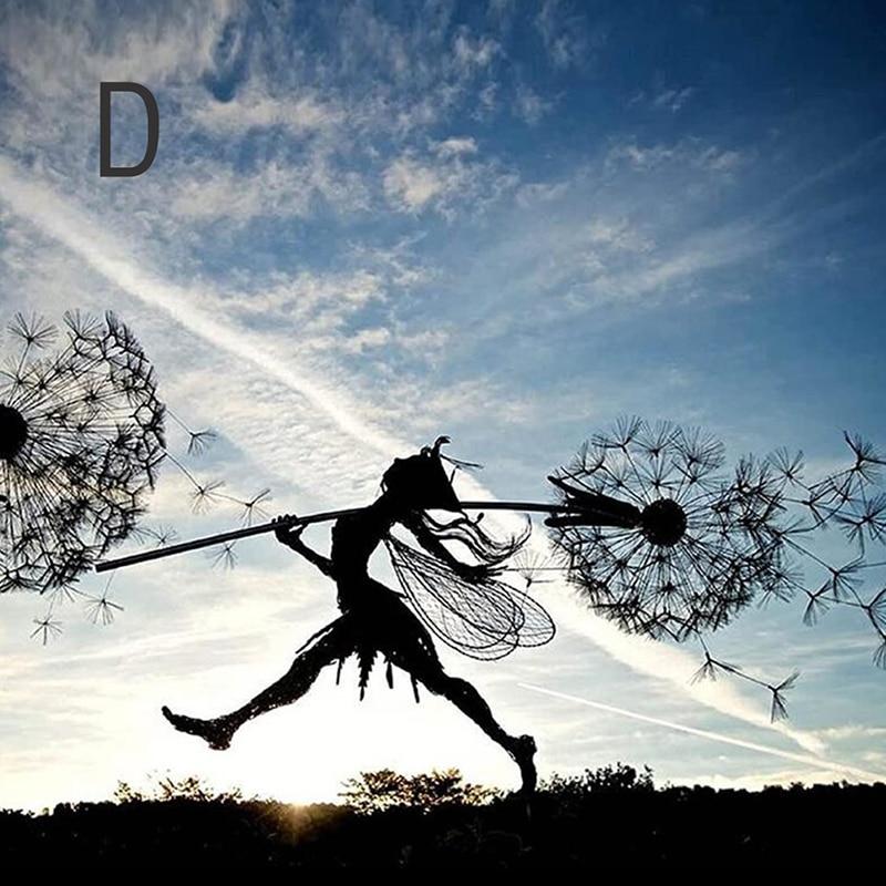 Skanto | Dancing Fairy Statue Steel Garden