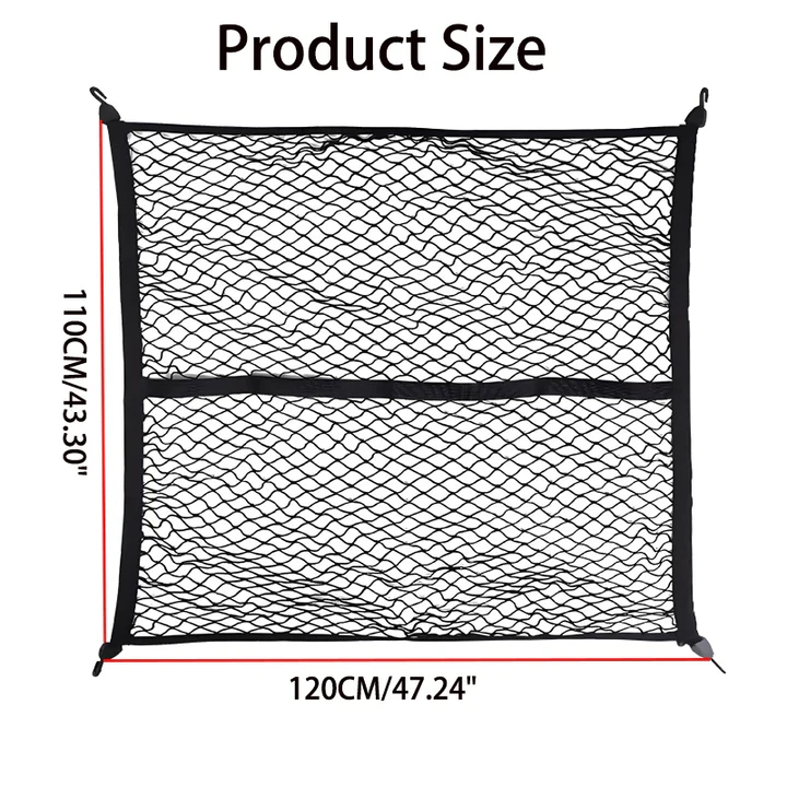 Cargo net for truck bed