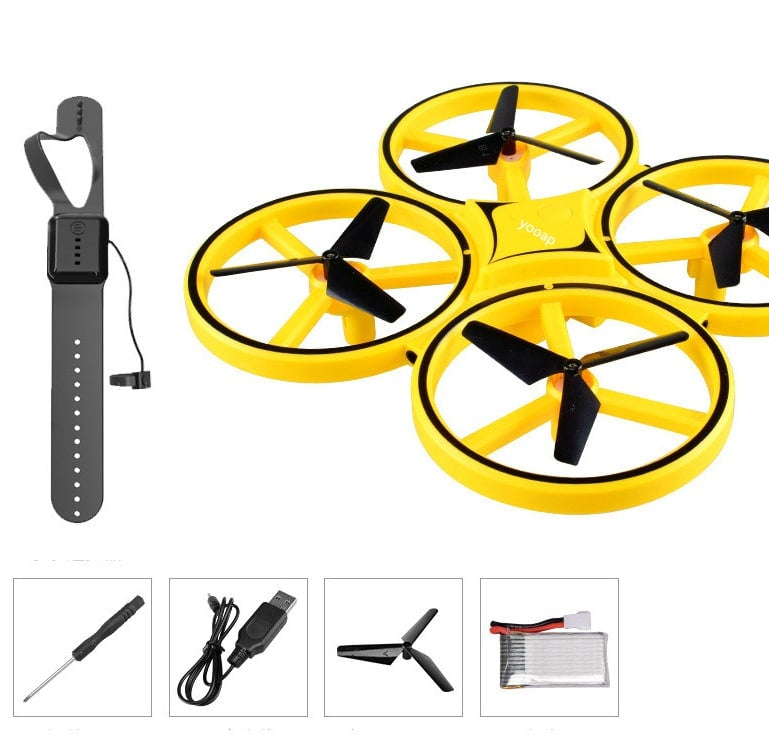 Drone - remote-controlled - Quadrocopter (Gyro & LED) | Kalsten