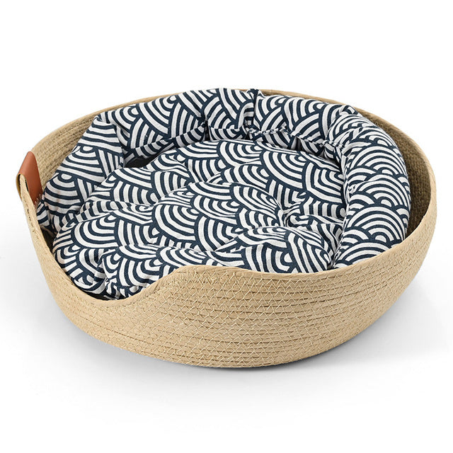 Handmade Comfortable Cat Bed - LuxeSnooze Bowlift