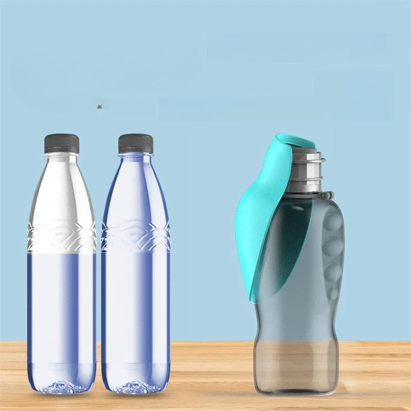 BowLift | Travel Dog Water Bottle with Foldable Bowl, 27oz