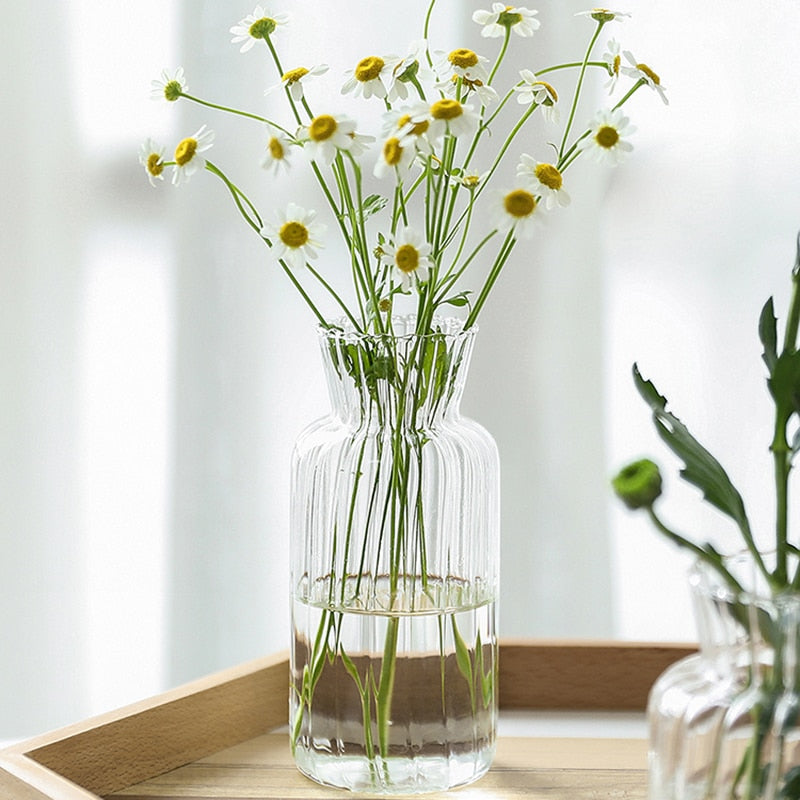 Skanto | Petal-Textured Glass Accents & Vases