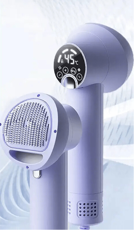 Skanto | PURRFECTDry – Quiet 2-in-1 Pet Dryer and Brush for Stress-Free Grooming