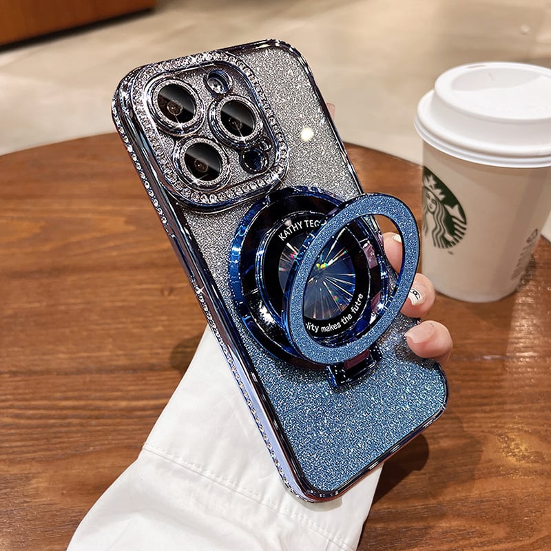 ✨GLITTERING DIAMOND MAGNETIC RING CASE FOR IPHONE