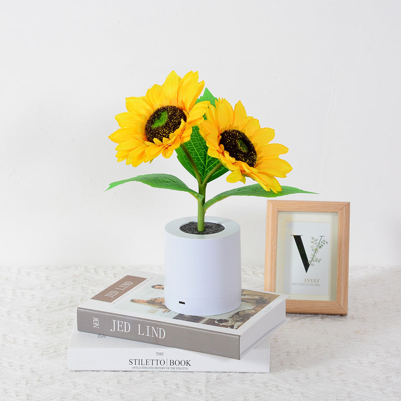 Skanto | Skanto Sunflower LED Table Lamp - Decorative Lighting Fixture for Home Decor & Bedside Use
