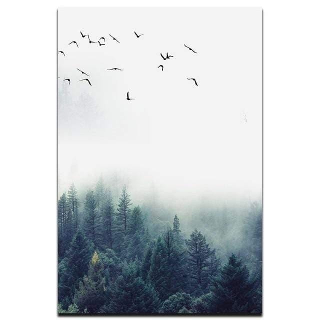 Skanto | 3-Piece Nordic Forest Landscape Wall Art