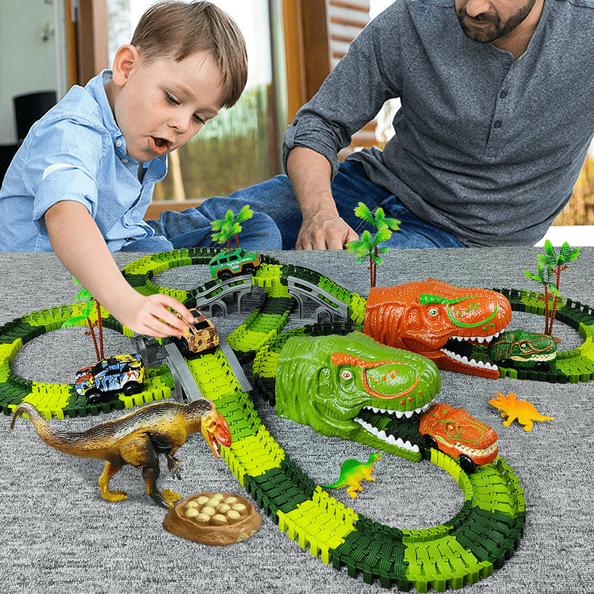 Skanto | Interactive Dino Train Set for Imaginative Kids Aged 3+