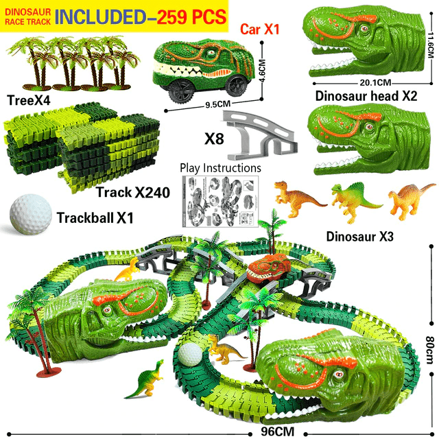 Skanto | Interactive Dino Train Set for Imaginative Kids Aged 3+