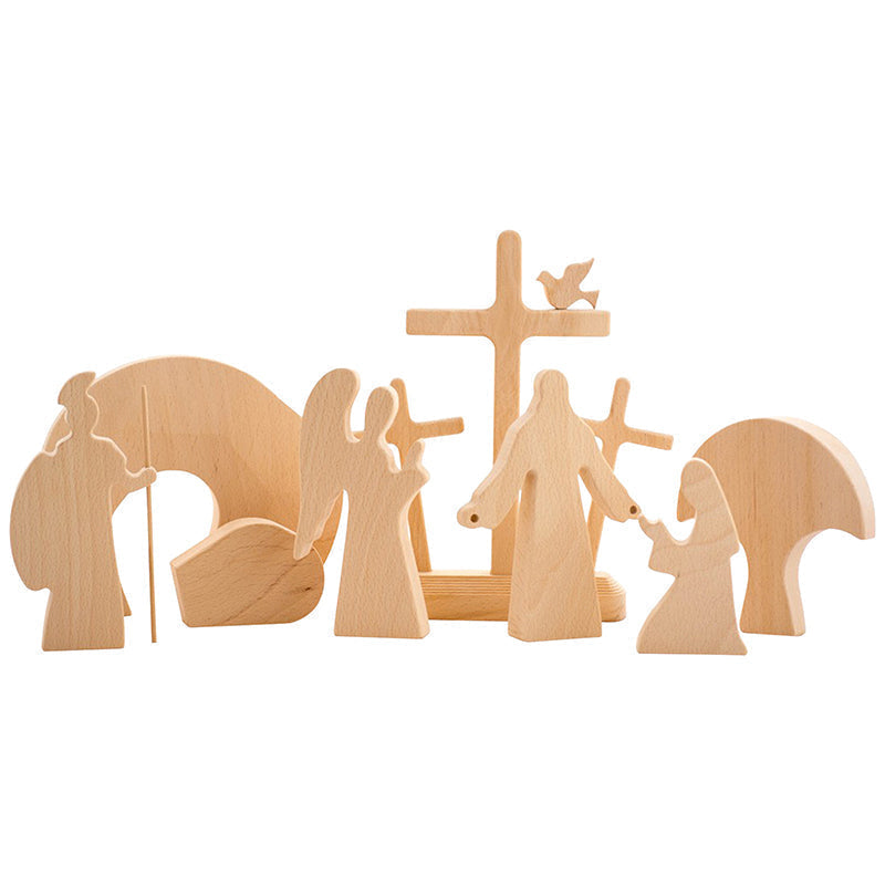 Skanto | Easter Scene Wood Decoration