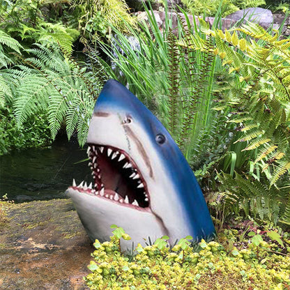 Garden Art Shark Figure Decoration | Bowlift