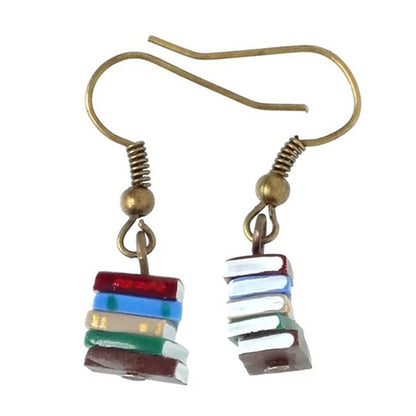 Skanto | Book Stack Earrings