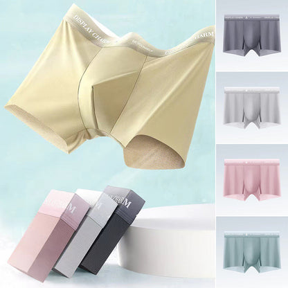 Breathable men's underwear made of ice silk