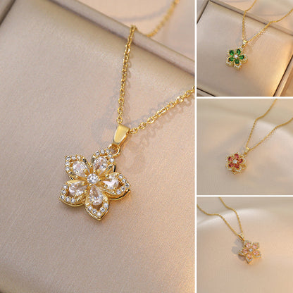 Skanto | Rotating Bauhinia Necklace
