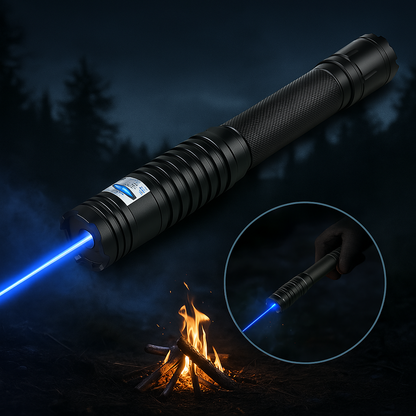Skanto | Laser Torch Blue Beam Tactical Outdoor Flashlight