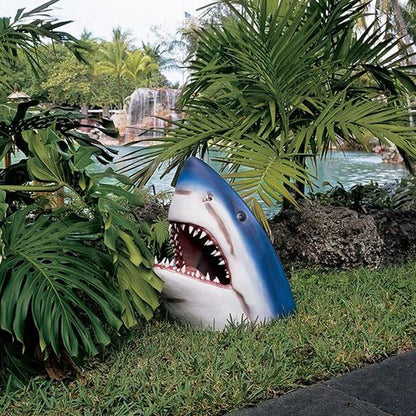Garden Art Shark Figure Decoration | Bowlift
