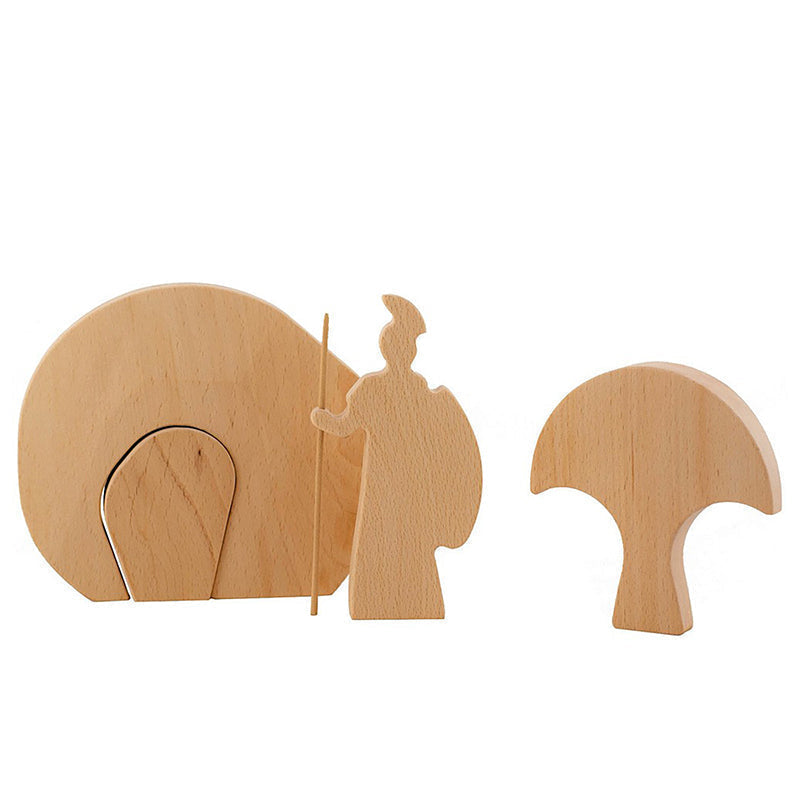 Skanto | Easter Scene Wood Decoration