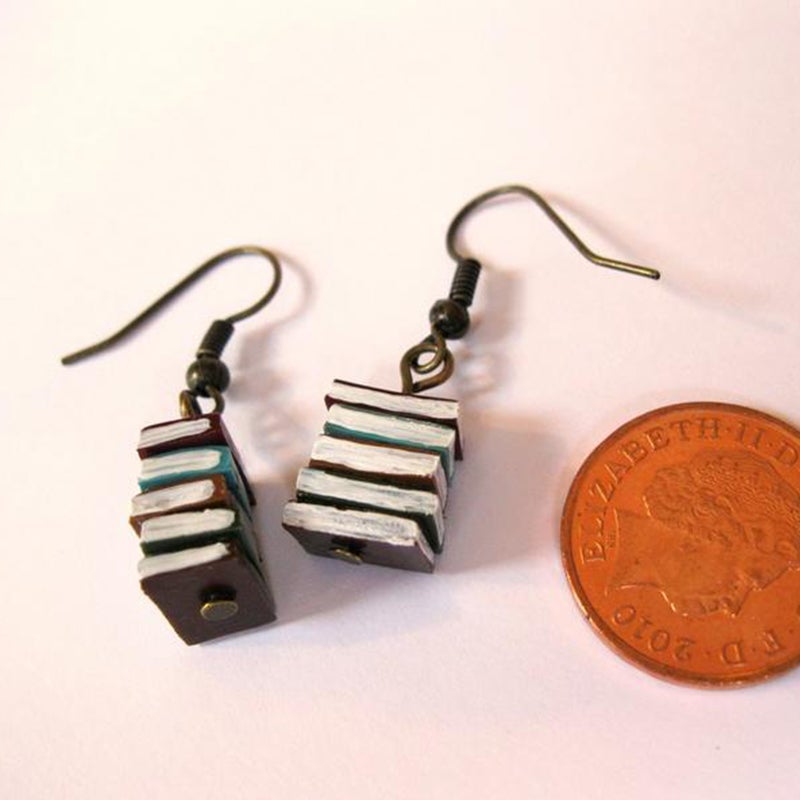 Skanto | Book Stack Earrings