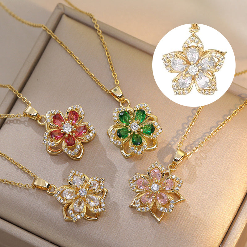 Skanto | Rotating Bauhinia Necklace