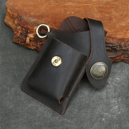 Multifunctional leather phone case