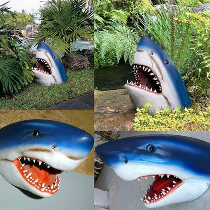 Garden Art Shark Figure Decoration | Bowlift