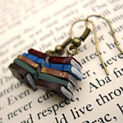 Skanto | Book Stack Earrings