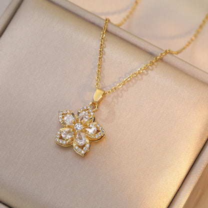 Skanto | Rotating Bauhinia Necklace