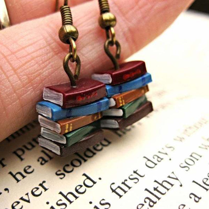 Skanto | Book Stack Earrings
