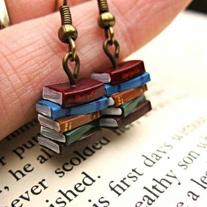 Skanto | Book Stack Earrings