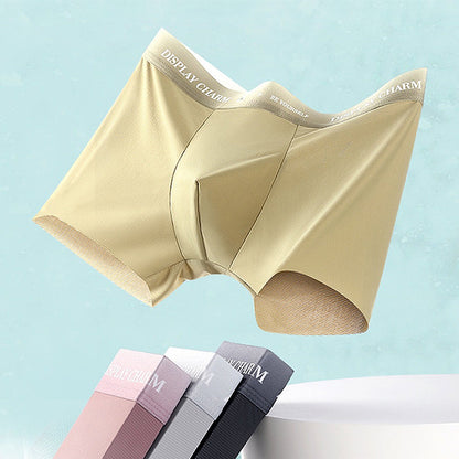 Breathable men's underwear made of ice silk