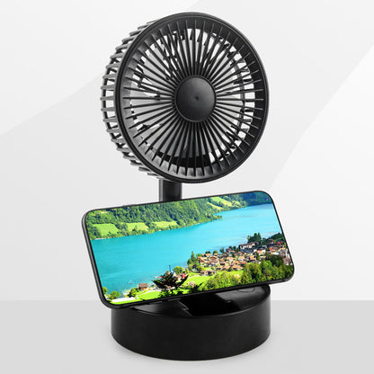 BowLift | Height-adjustable, rechargeable telescopic stand fan