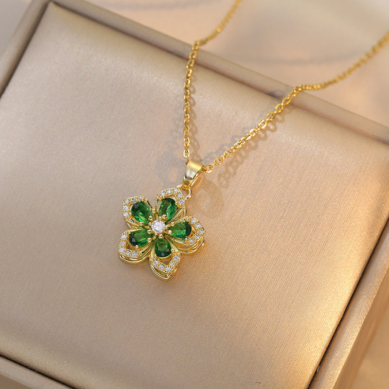 Skanto | Rotating Bauhinia Necklace