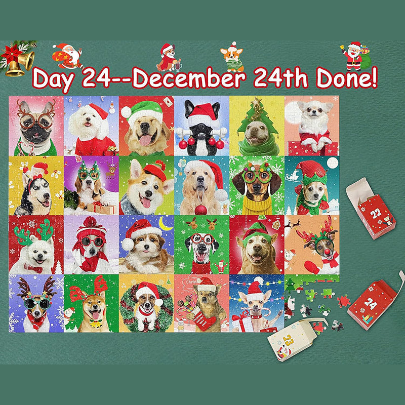 Skanto | 1000 Piece Christmas Puzzle Advent Calendar - Christmas Gift