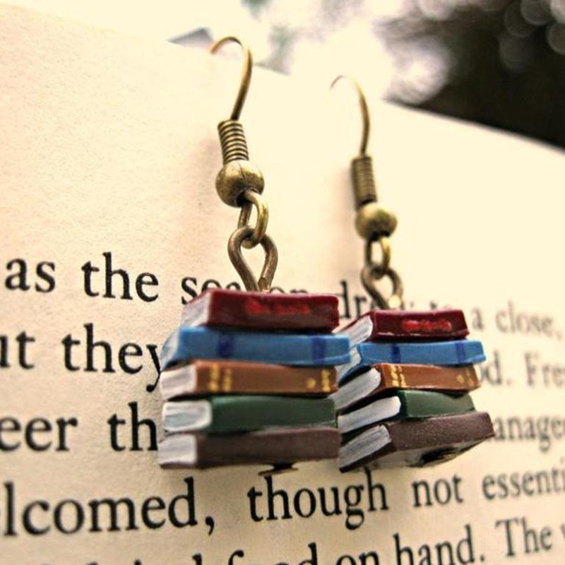 Skanto | Book Stack Earrings
