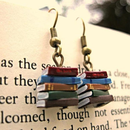 Skanto | Book Stack Earrings