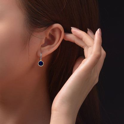Skanto | Blue Crystal Earrings, 1 Pair